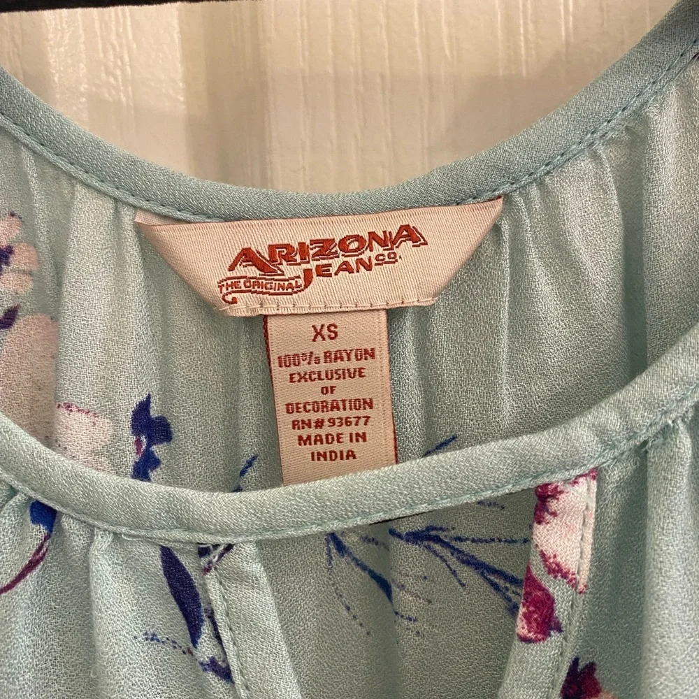 Arizona floral cold shoulder long sleeve blouse - Picture 5 of 6